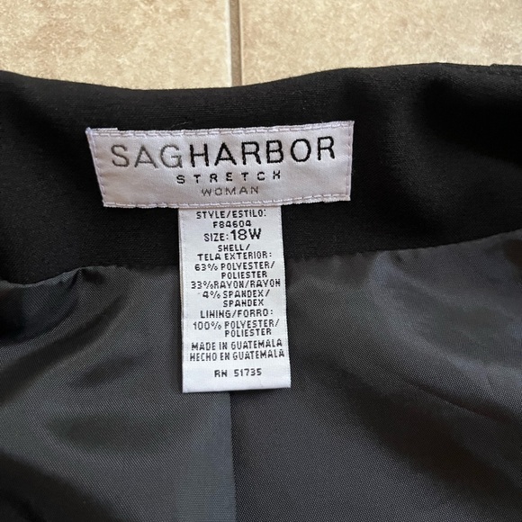 sag harbor stretch flowing A Line Cape coat jacket Lined Size 18 - Picture 8 of 8